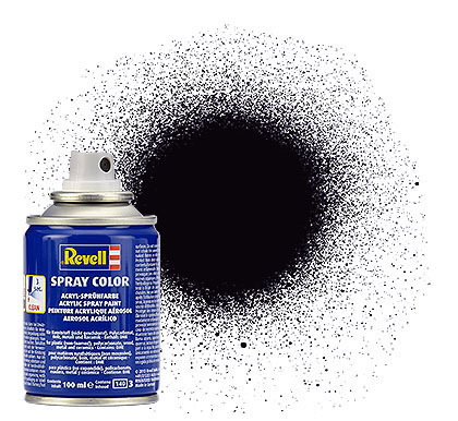 Revell 34108 Spray schwarz, matt Revell 34108 Spray schwarz, matt