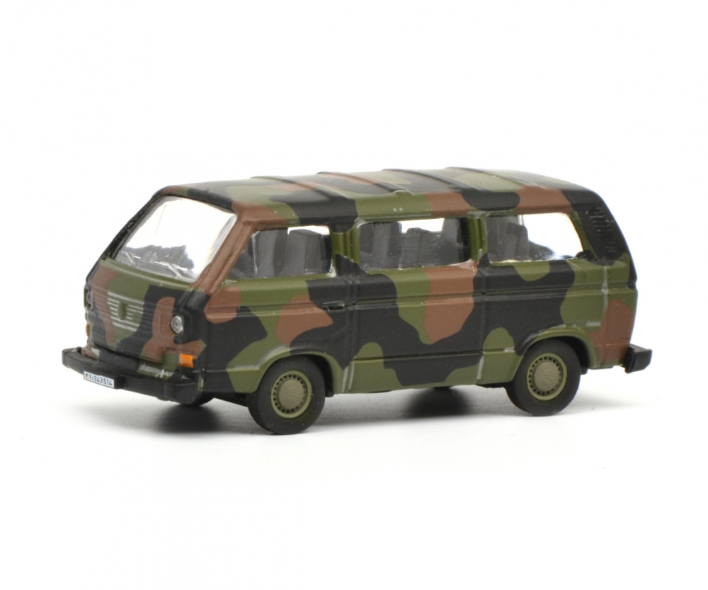 Schuco 452636600 VW T3 Bus "Bundeswehr", flecktarn Schuco 452636600 VW T3 Bus "Bundeswehr", flecktarn