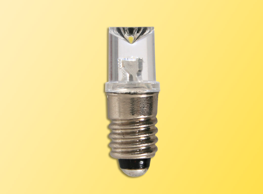 Viessmann 6019 LED-Leuchte weiß mit Gewindefassung E 5,5 Viessmann 6019 LED-Leuchte weiß mit Gewindefassung E 5,5