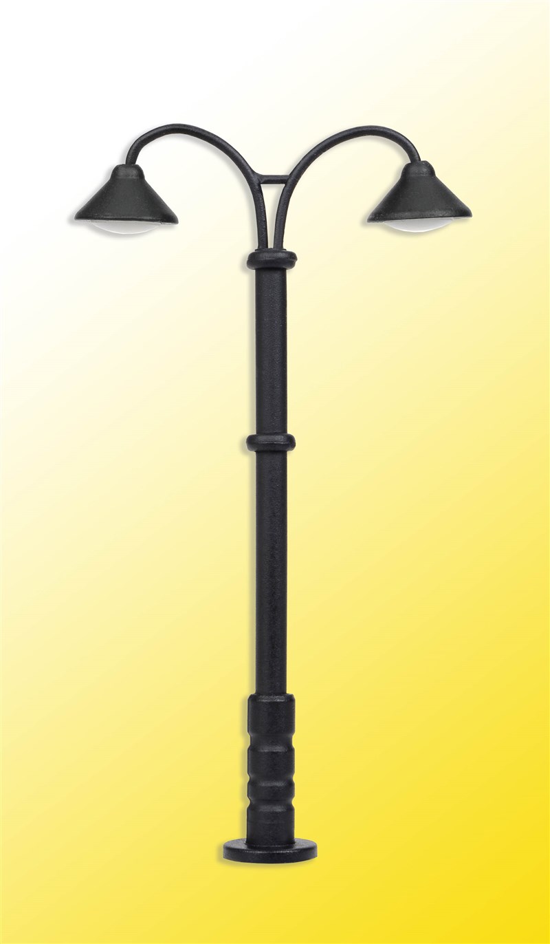 Viessmann 6409 N Bahnsteigleuchte Baden-Baden, doppelt, 2 LEDs Viessmann 6409 N Bahnsteigleuchte Baden-Baden, doppelt, 2 LEDs